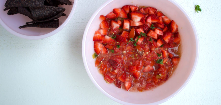 Strawberry Tomatillo Salsa