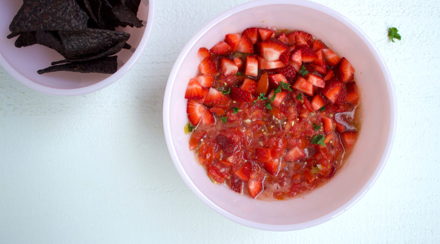 Strawberry Tomatillo Salsa
